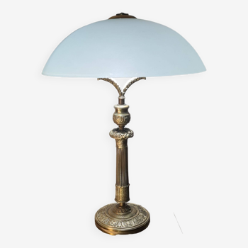 Elégante Lampe Napoléon III de bureau fin 18e   47x33