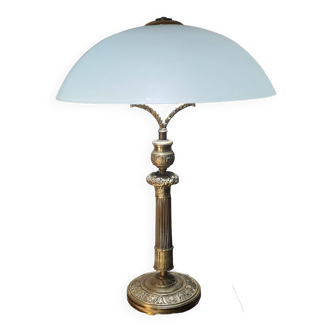 Elégante Lampe Napoléon III de bureau fin 18e   47x33