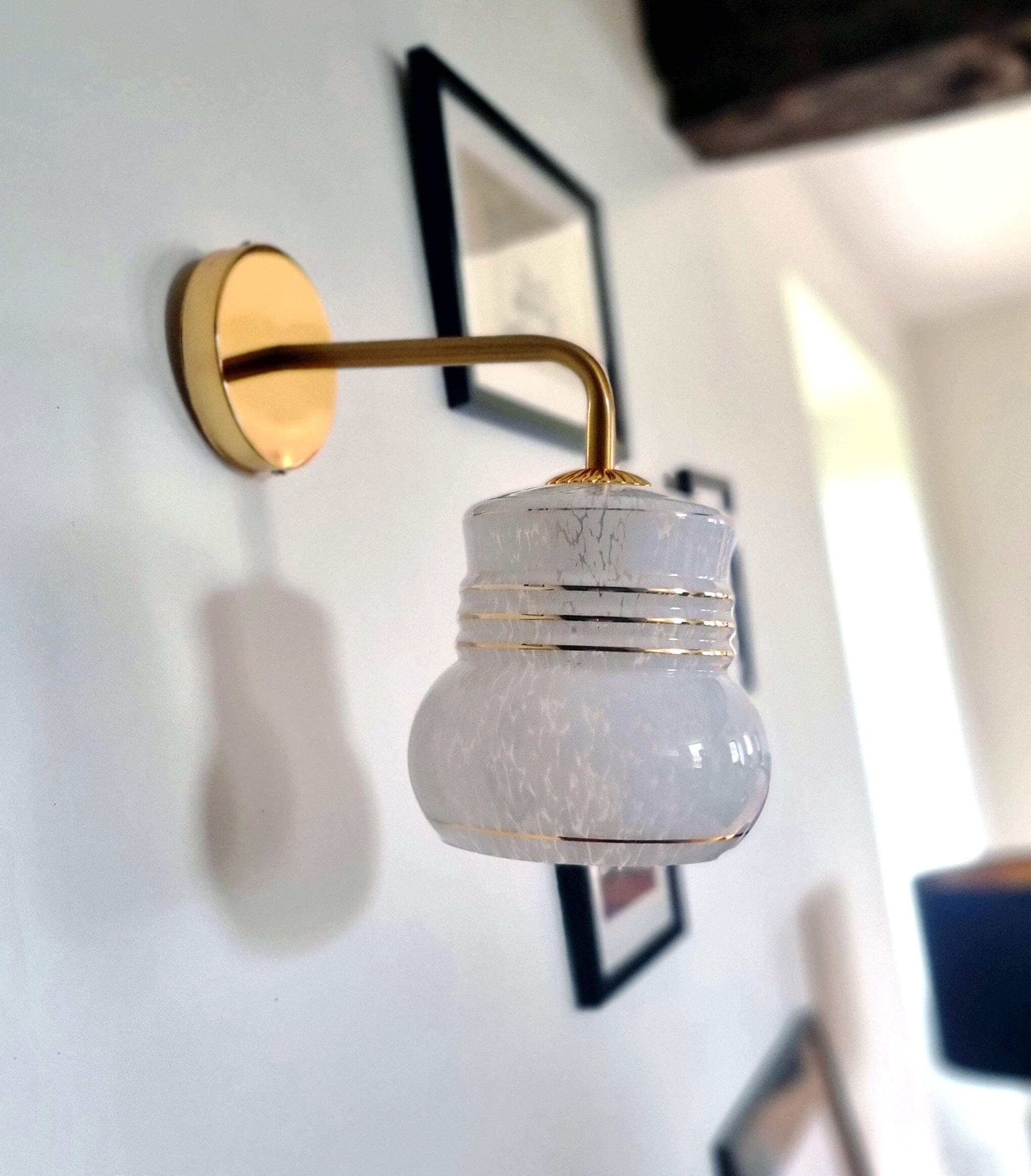 Clichy glass wall lamp *o28