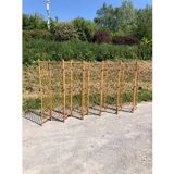 Vintage rattan screen