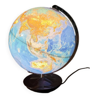 World map Luminous terrestrial globe Columbus - Duplex - vintage