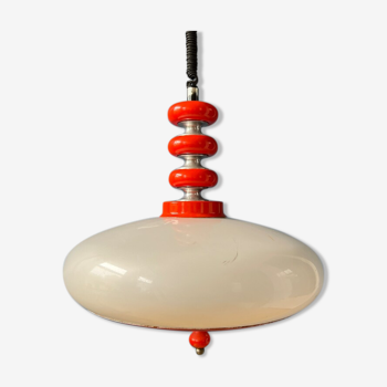 Red suspension lamp