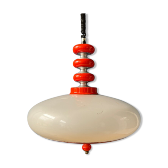 Red suspension lamp