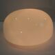 Vintage opaline ceiling lamp pair