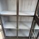Patinated museum display case