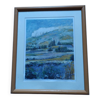 Vercors lithograph. Charles Jaillard. Signed and numbered.
