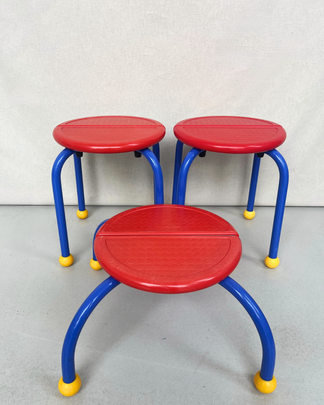 Vintage IKEA stools and step stools.