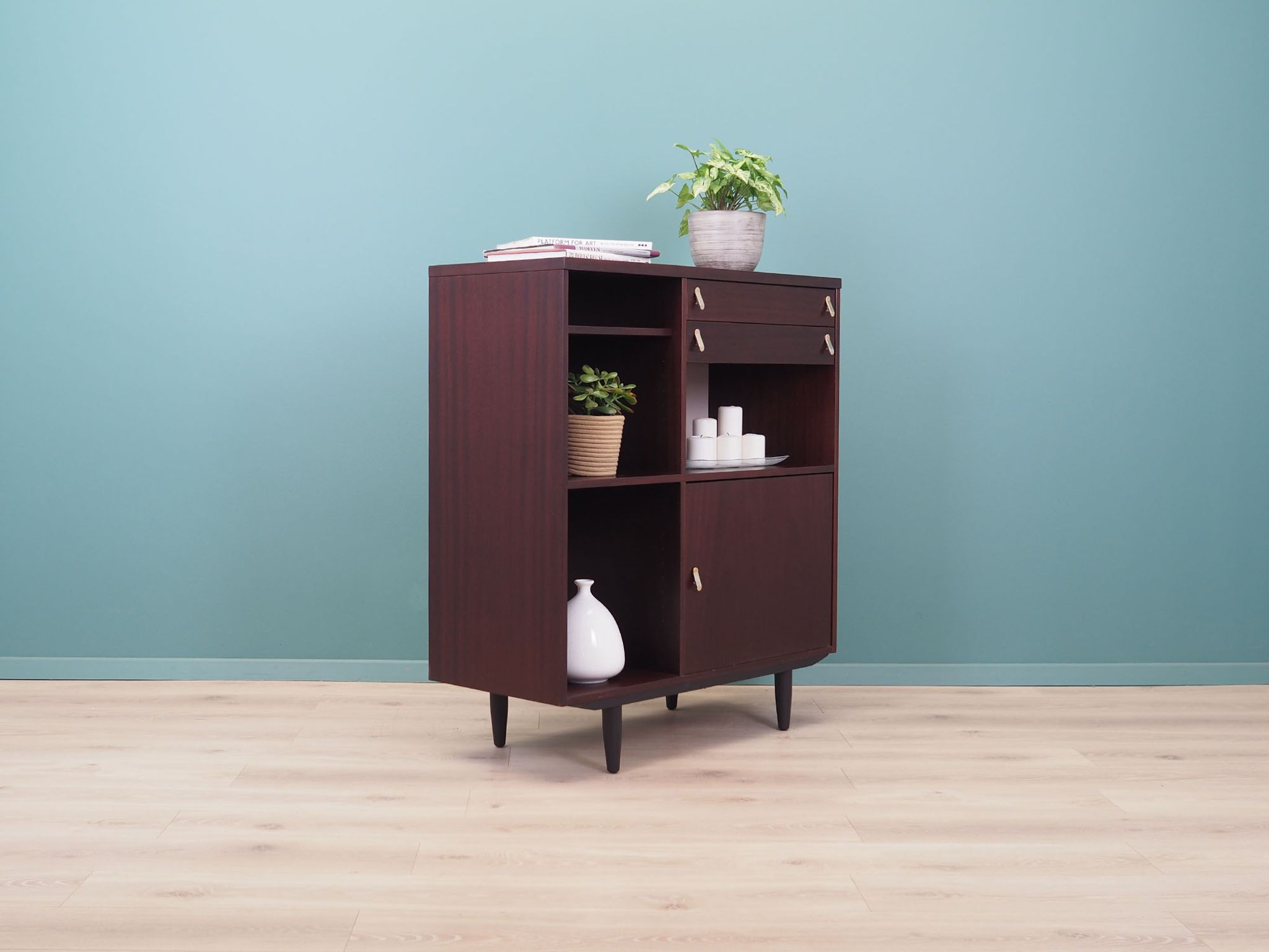 Mahogany buffet, Swedish design, 1960s, manufactured by Ulferts