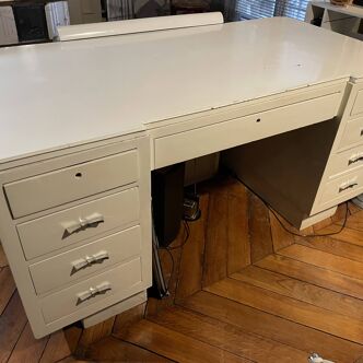 1930 desk + matching furniture and armchair