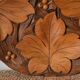 Carved wooden platter/plate from the 1950s.