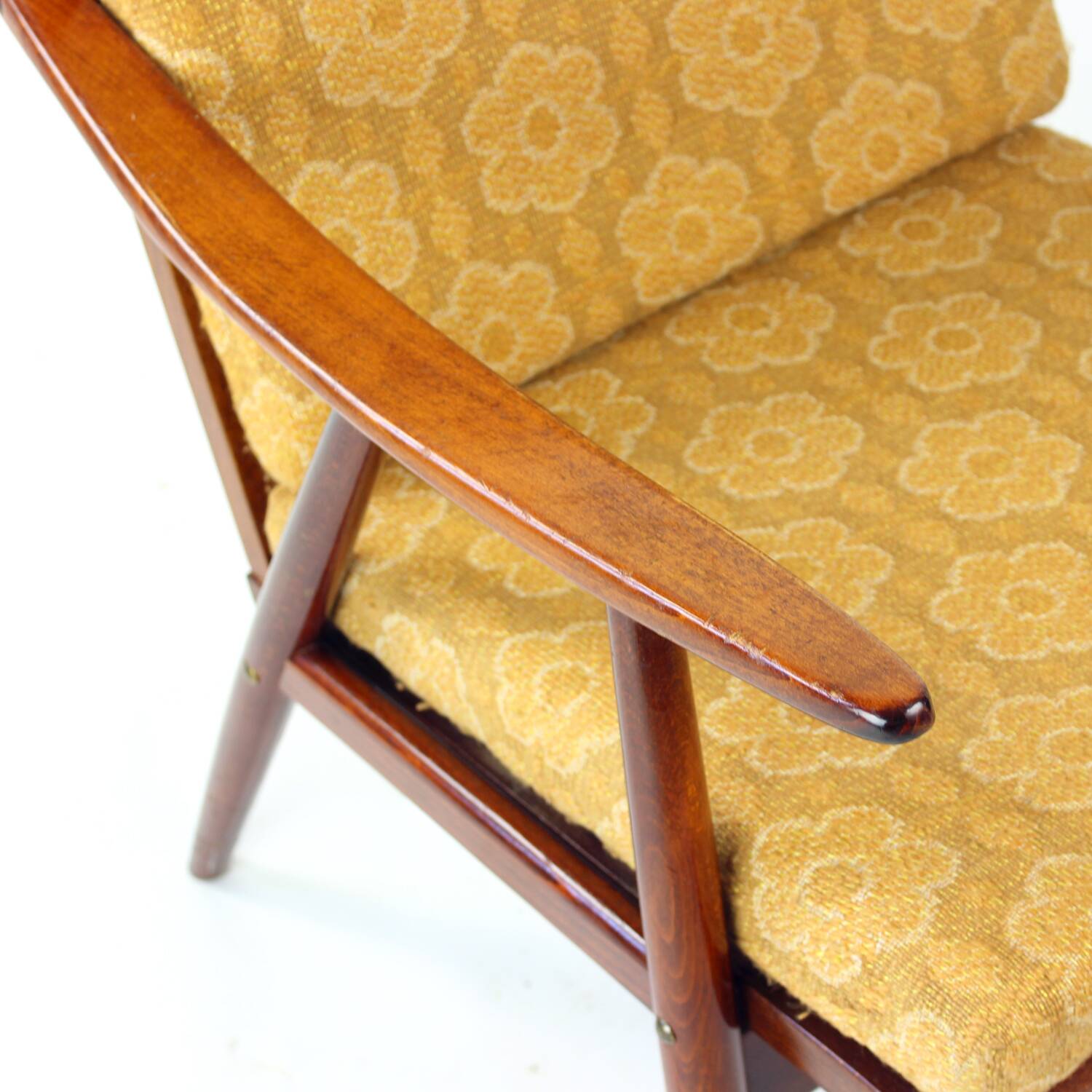 Boomerang Armchair By Ton, Czechoslovakia 1960s