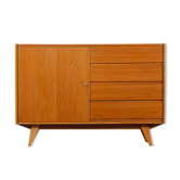 Vintage oak storage by Jiri Jiroutek, model U-458, 1960