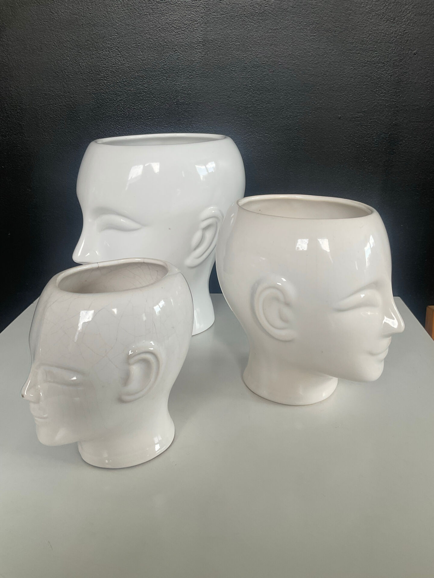 Vintage ceramic cache pot from the 1980s.