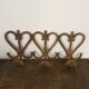 Rattan coat hanger