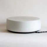 Wall or ceiling light in matt white opaline, 60s/70s