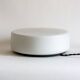 Wall or ceiling light in matt white opaline, 60s/70s