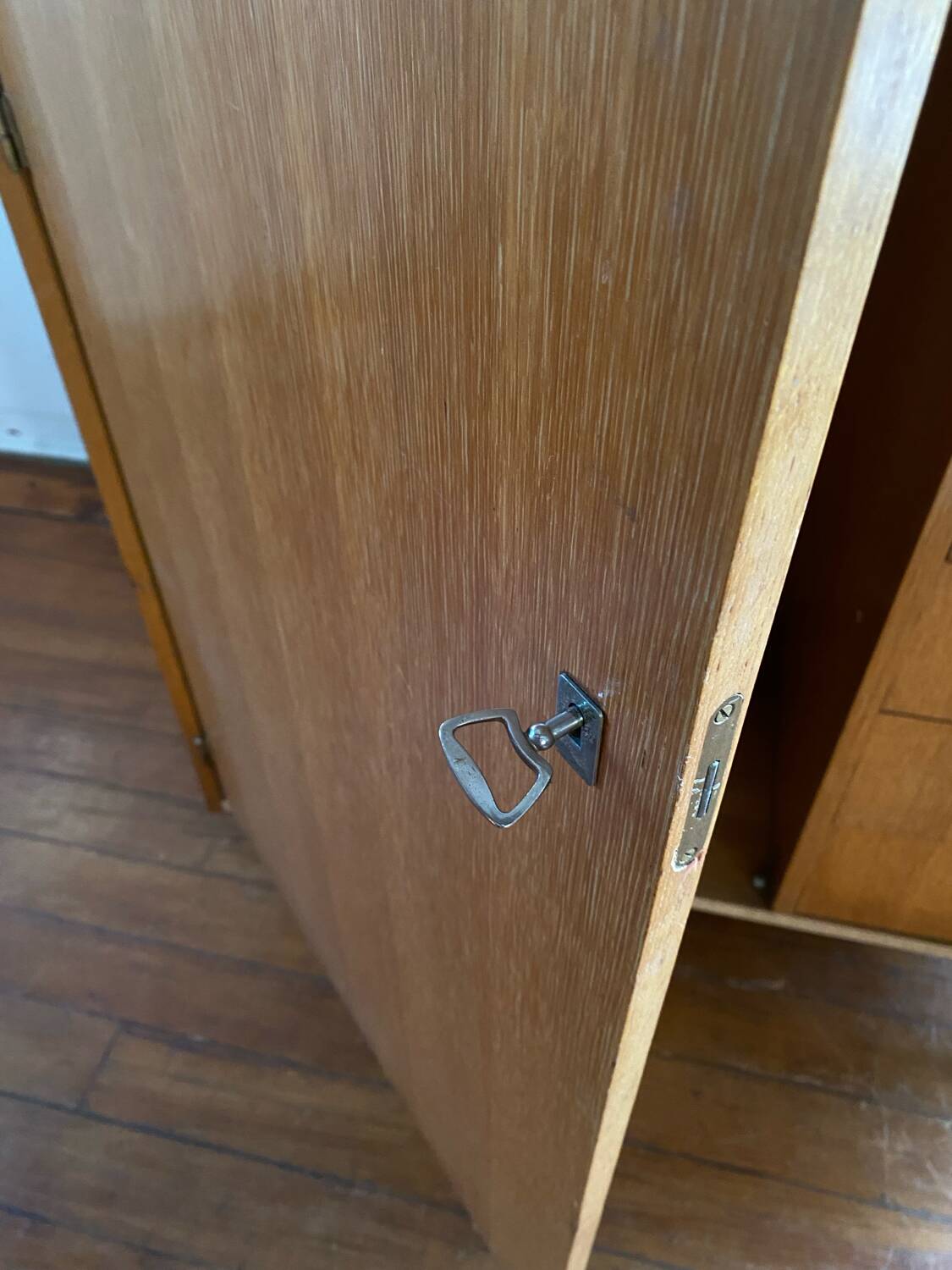 Scandinavian chest of drawers with vintage 70s compass legs.