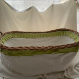 Alsatian wicker cradle