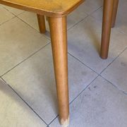 80s Italian chairs, in wood and metal