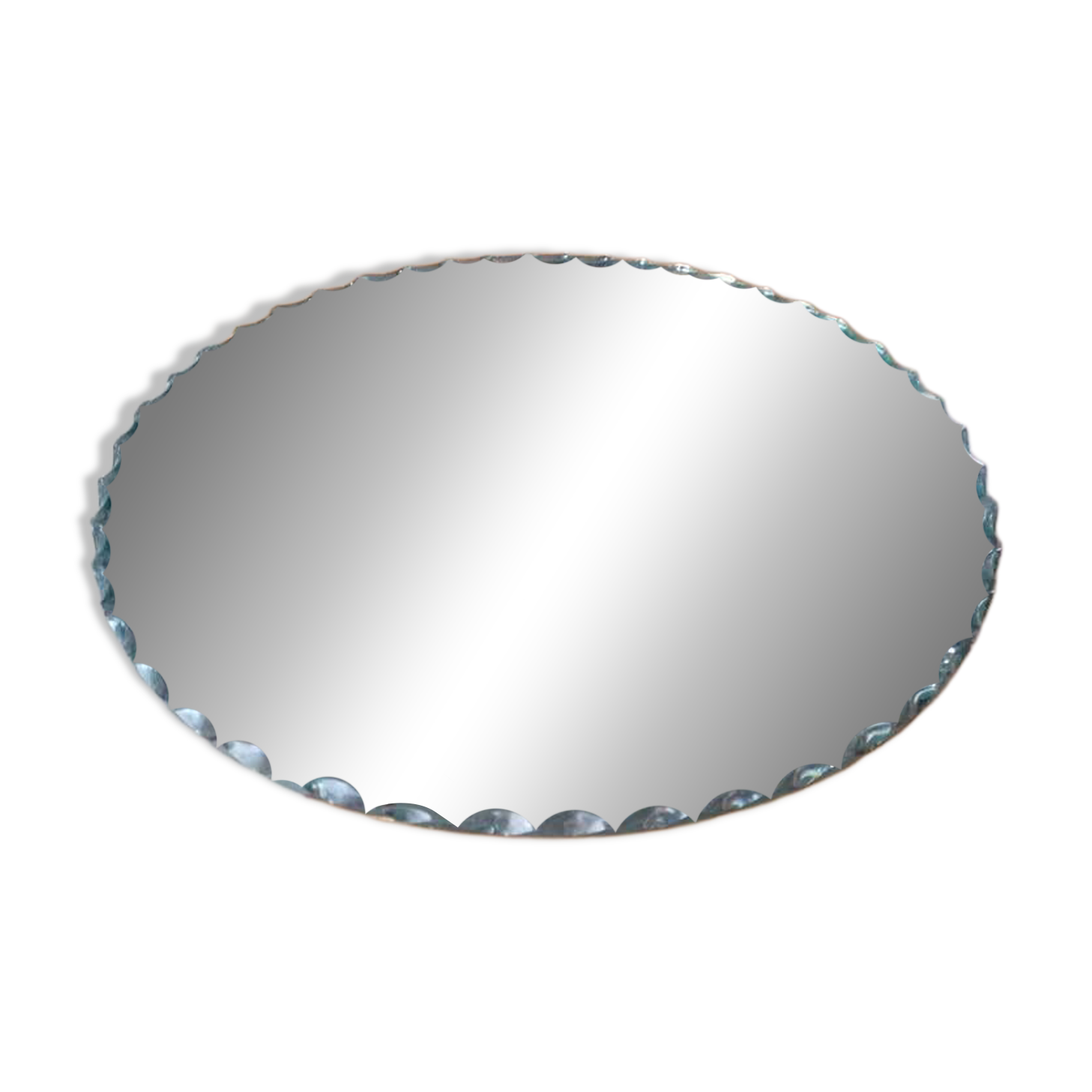 Antique beveled mirror