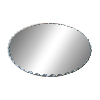 Antique beveled mirror