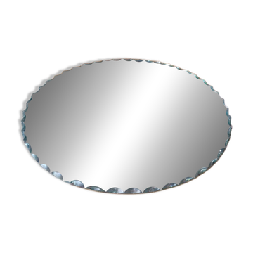 Antique beveled mirror