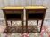 Pair of Louis XVI style bedside tables
