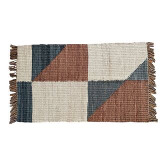 Cotton handwoven rag rug