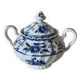 Johnson Bros English porcelain sugar bowl, Indies pattern