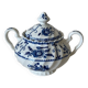 Johnson Bros English porcelain sugar bowl, Indies pattern