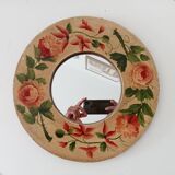 Vintage English style round mirror