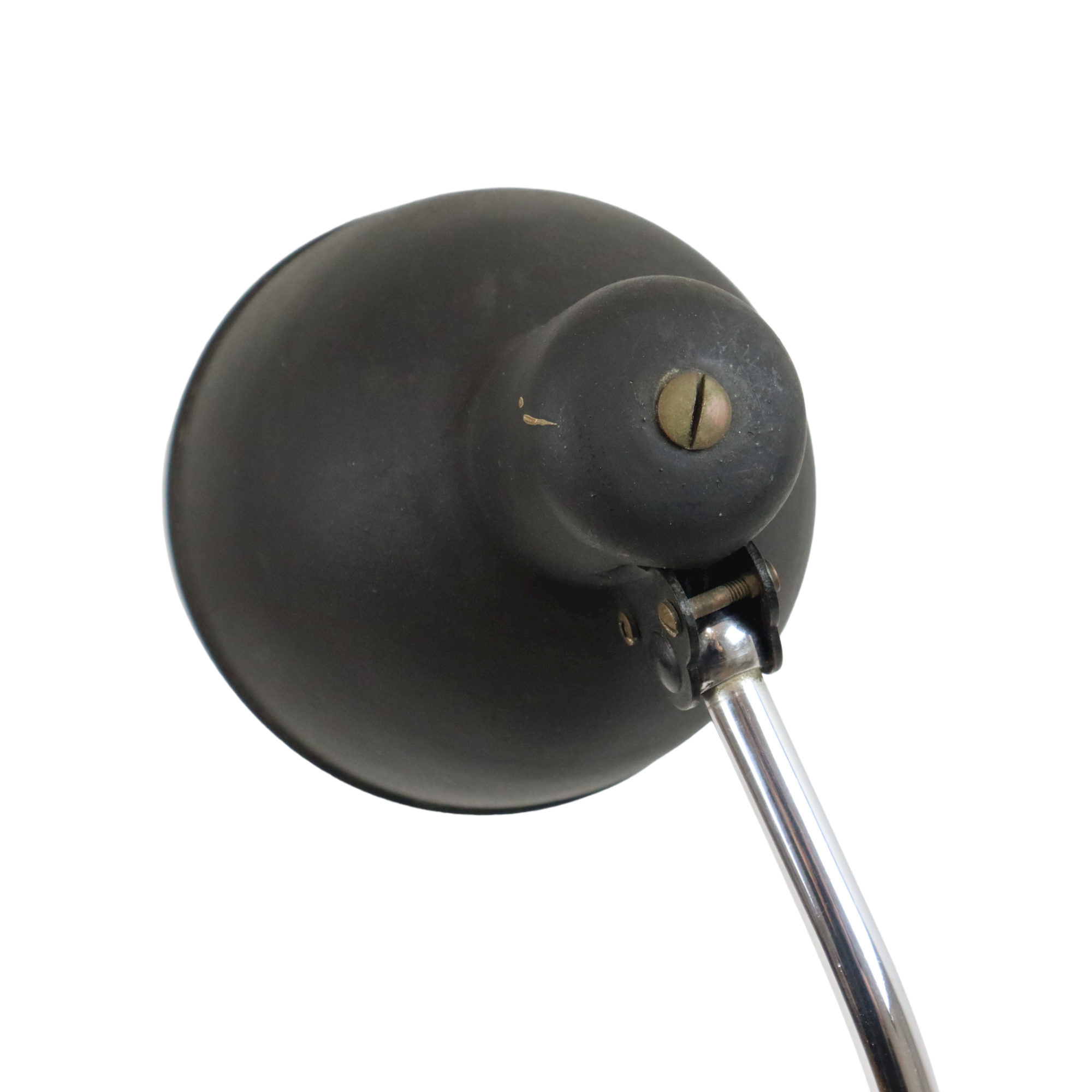 Desk lamp black industrial chrome metal ball joint bauhaus 47cm