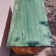 Mado wooden buffet, green and black tray, vintage.