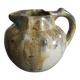 Vintage blue glazed stoneware pitcher