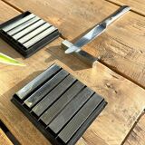 Set of 12 metal knife holders