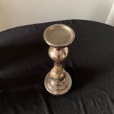 Candle holder in glass blow'mercurized