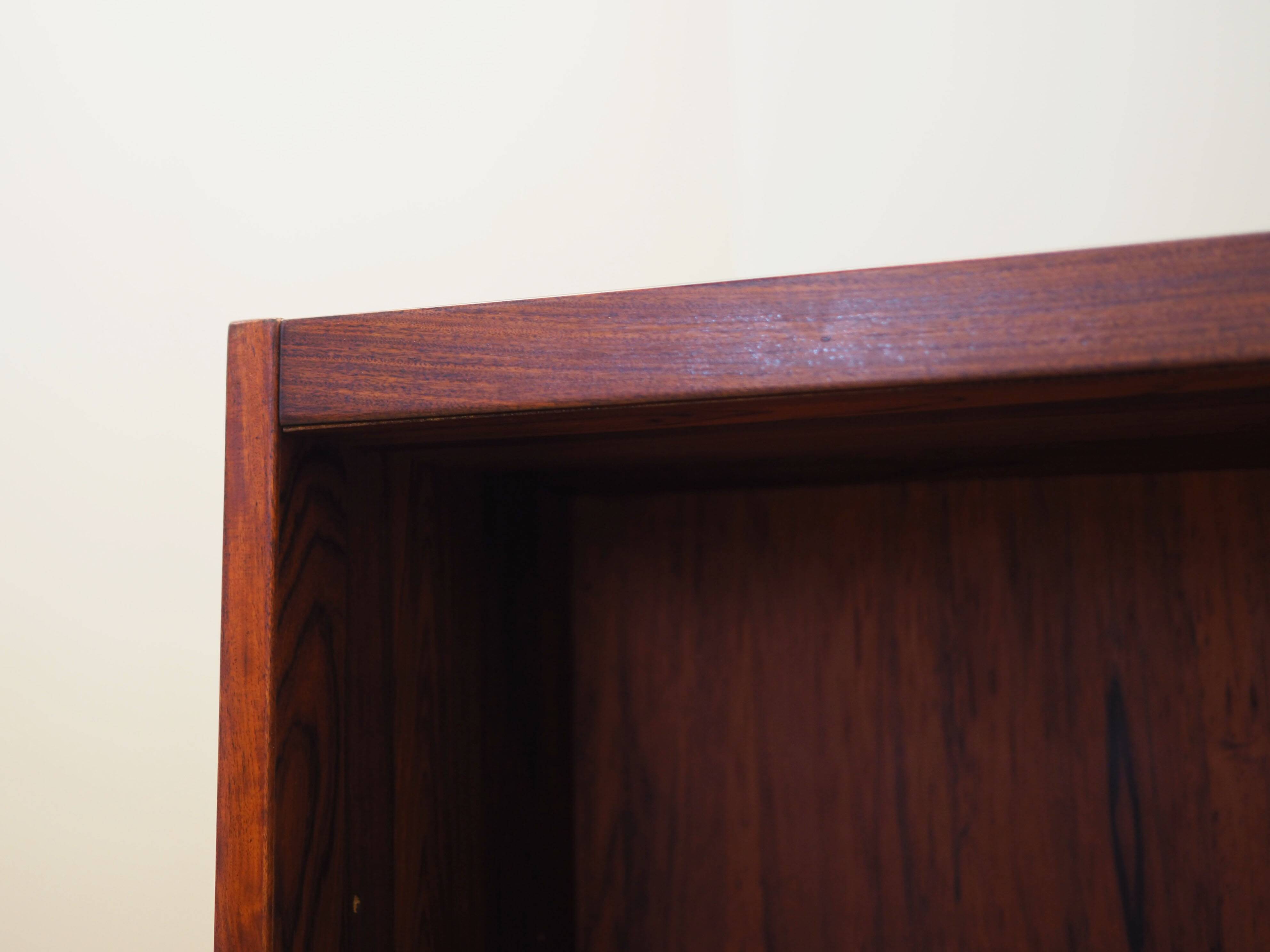 Rosewood bookcase, Danish design, 1970s, production: Denmark