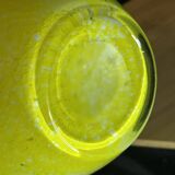 Murano Glass - Moretti Workshop - Large designer glass vase with inclusions