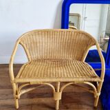Rattan bench