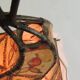 Moroccan henna lamp in leather /oriental lamp/Marrakech/45 cm /Vintage