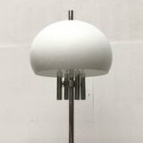 Italian space-style floor lamp from the 1960s with a stone base.