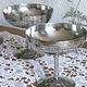 6 vintage stainless steel ice cream or dessert bowls by Letang Rémy, 1970, in good condition.