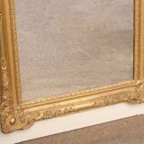 Magical: trumeau circa 1900. Superb gilding, royal allure.