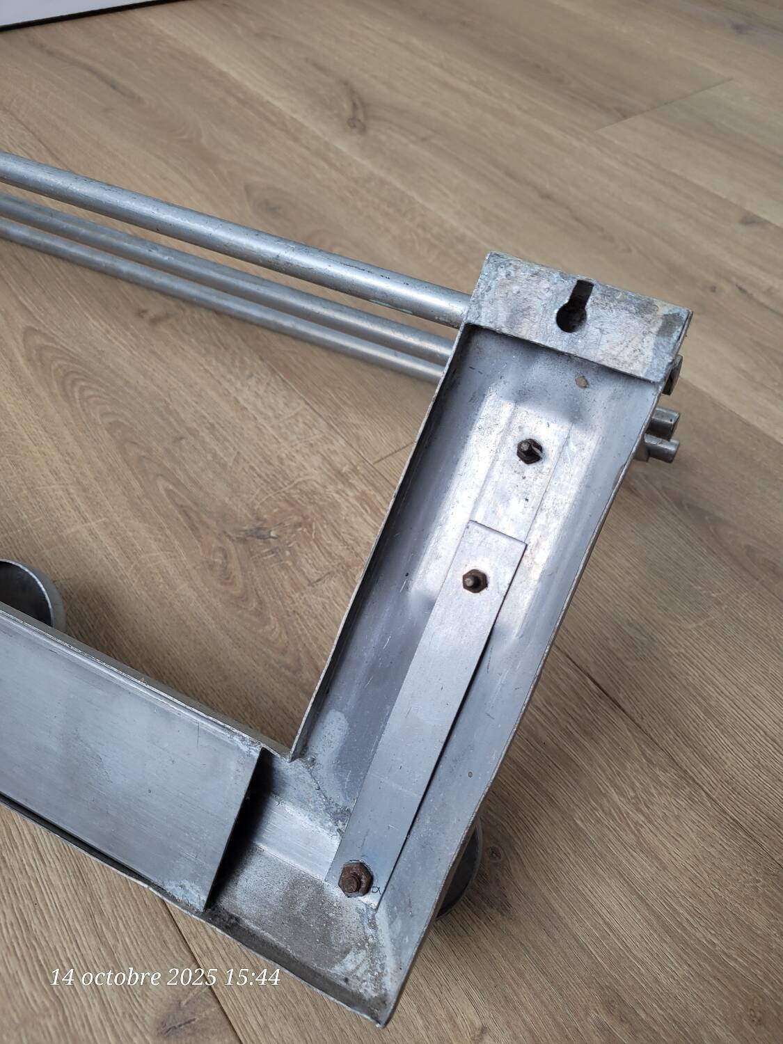 Vintage aluminum coat racks