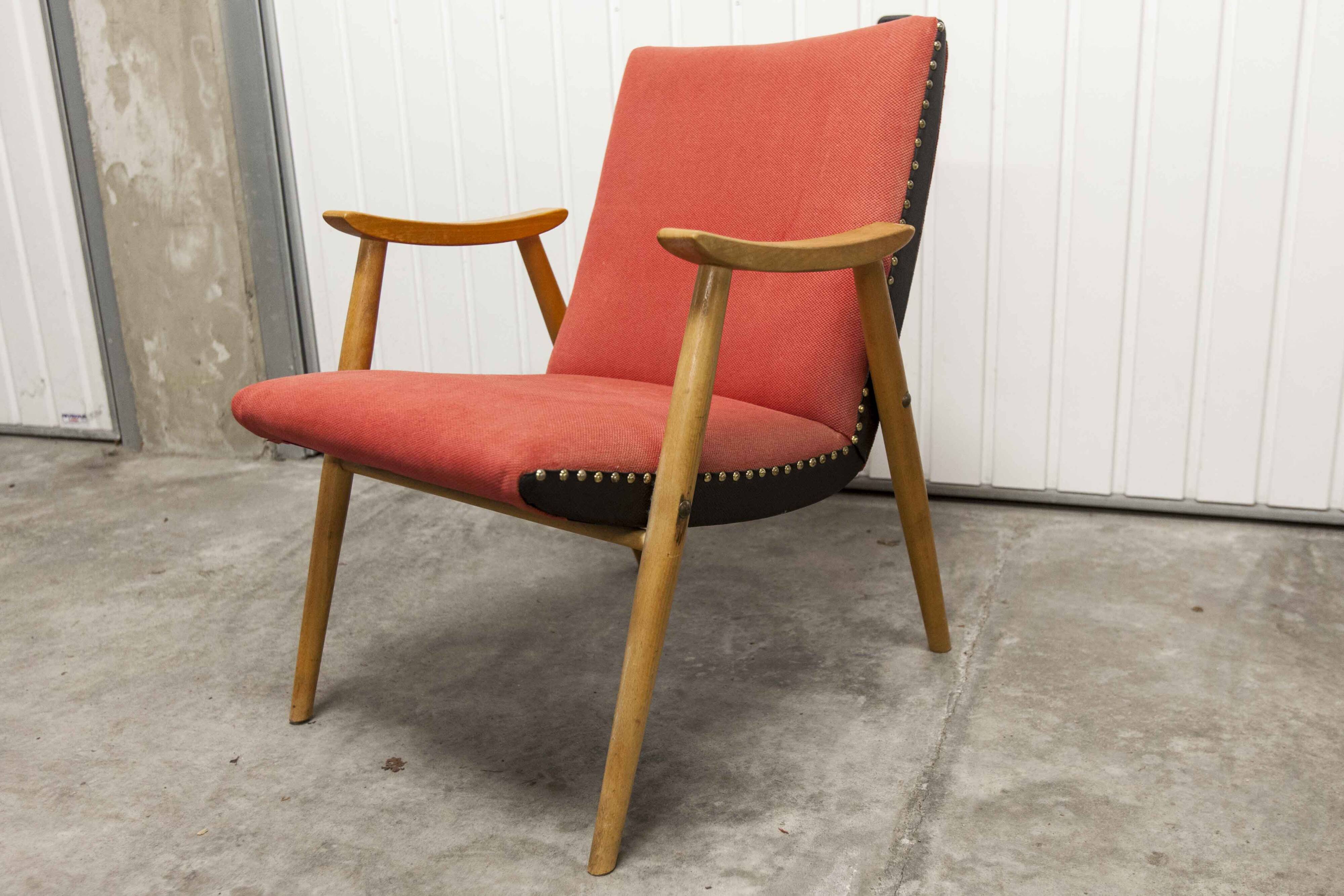Scandinavian rockabilly armchair 1950s