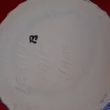 Shower foot vase, hand painted. Rochefort on earth.Leray.