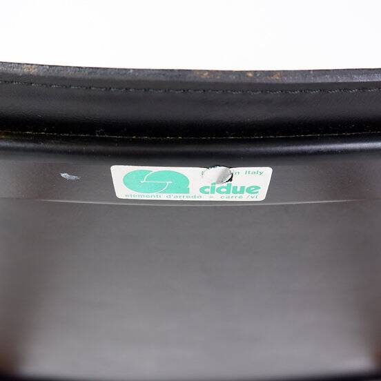 saddle leather chair cognac Cidue