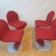 Dining chairs series 1-2-3 by Verner Panton