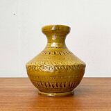 Italian pottery carafe from the mid-century by Aldo Londi for Bitossi, 1960s.