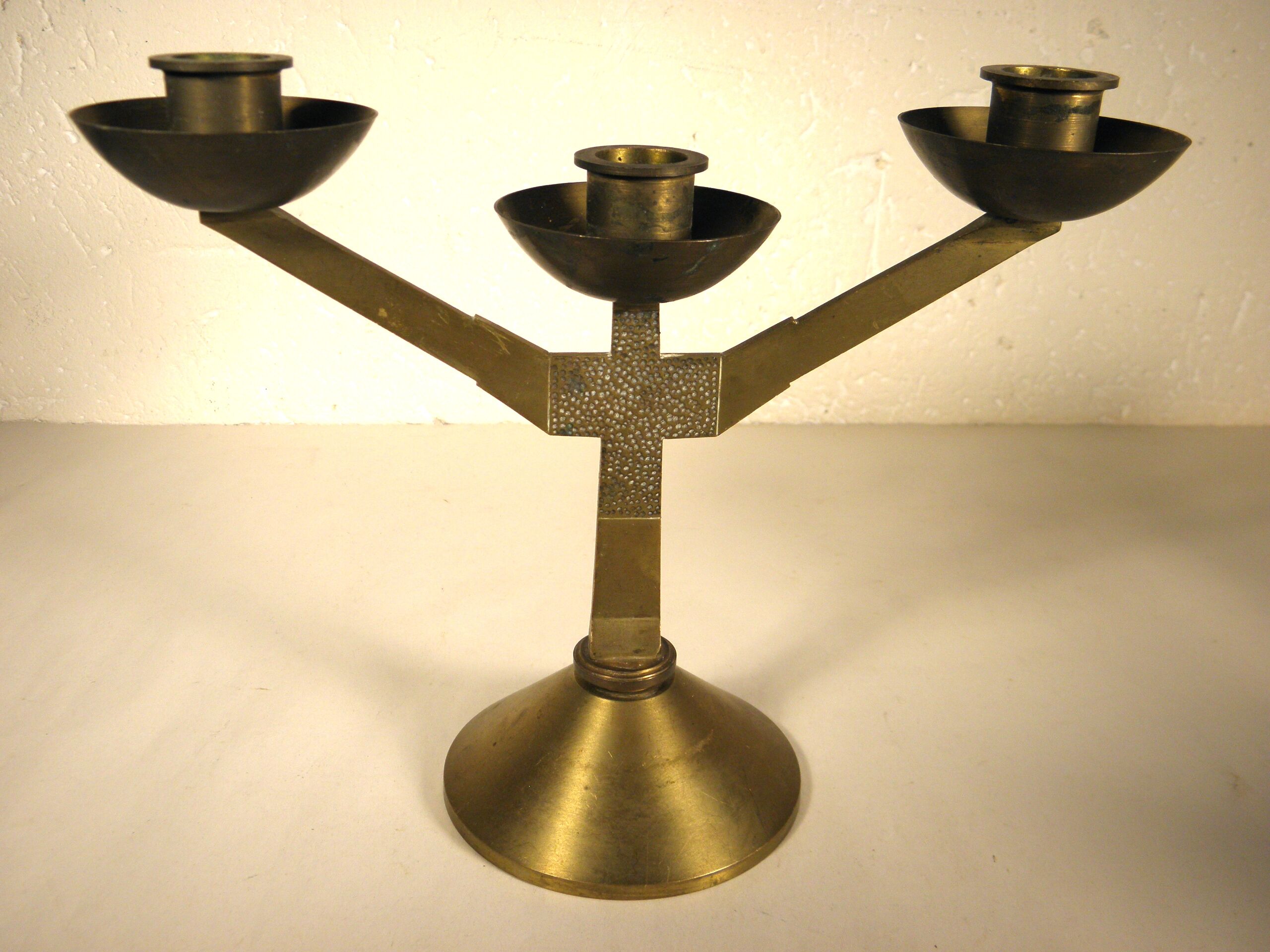 Pair of Arts and Crafts candlesticks